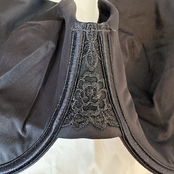 Vanity Fair Beauty Back Minimizer Midnight Black Bra NWT Size 34G - Picture 4 of 7